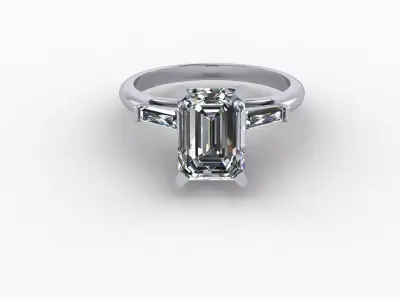 ring diamod 528 3D print model