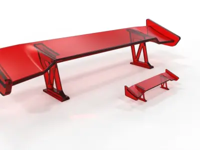 Voltex Spoiler for 1-18 and 1-64 Model Cars 3D print model