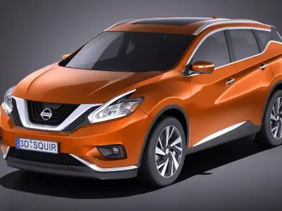 Nissan Murano 2017 VRAY 3D model