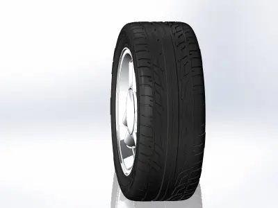 Wheels for scale model of Mk4 1995 3D print model