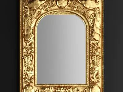 Collection of mirrors 3D model