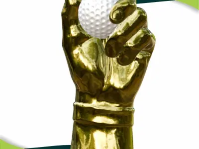 3D Golf Decorative Piece - Perfect for Fans and Collectors Free 3D print model