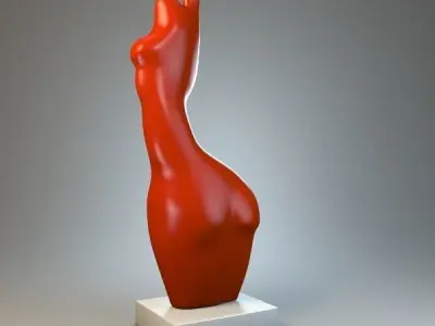 Sculpture Amazon 3D model