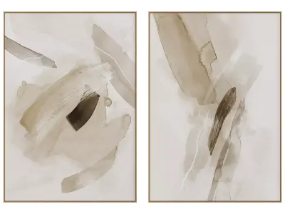 Abstract Painting Frame set 3D model 92