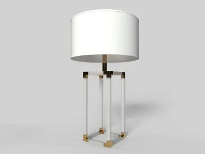 Luxury lamp Low-poly 3D model