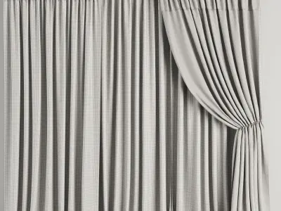 Curtain Set M69 3D model