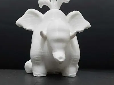 Cartoon Mammoth 3D print model