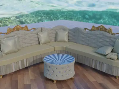 Sofa Super Classic 3d Model 3D model