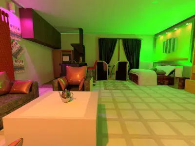 Studio Apartment 2020 3D model