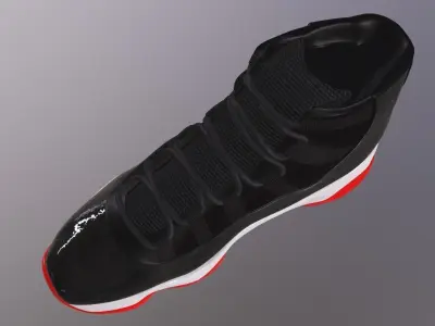 NIKE AIR JORDAN 11 SHOES PBR Low-poly 3D model