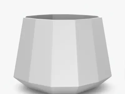 Tiffany wide tapered vase 3D model
