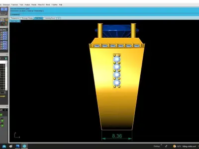 Bold Square Gemstone Signet Ring Jewelry Design  4830 3D print model