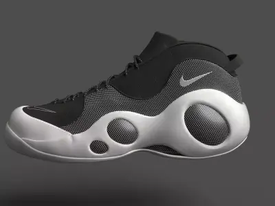 Nike Air Zoom Flight 95 Low-poly 3D model