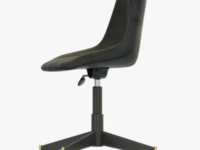 Restoration Hardware Bucket Seat Desk Chair 3D model