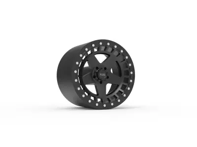 fuel off road warp beadlock wheel 3d print model 3D print model