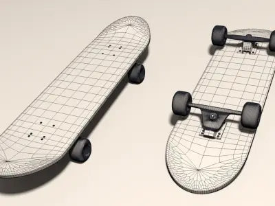 Skateboard 3D model
