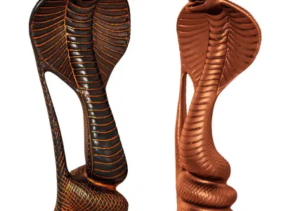Cobra figurine 3D model