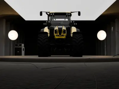 Tractor 3D model from CGTrader