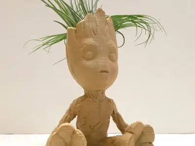 Vase Baby Groot 3D print model