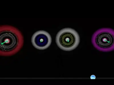 Unreal Engine 5 distortion wave effect animation Low-poly 3D model