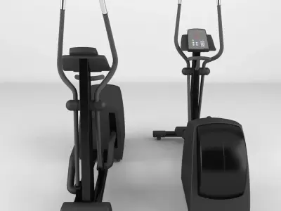 Elliptical Training Machine 3D model