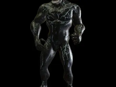 venom 2 from marvel comics 3D model