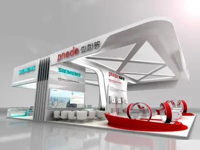 Exhibition - Area - 12X15-3DMAX2012-04 3D model