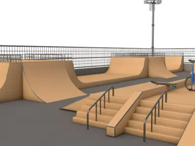 Skate Park 3D model