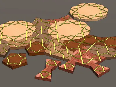 Girih game 3D model