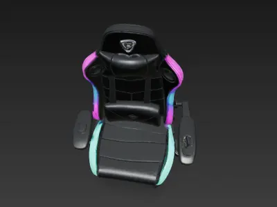 Modern Gaming Chair - High-end ergonomic desk chair  3D model