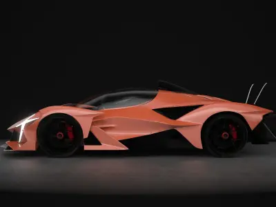  Apollo EVO Super Car 3D model