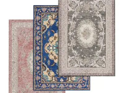 Rug Set 2253 3D model