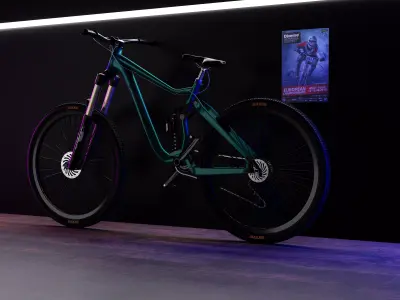 Mountain bicycle MTB Giant faith  3D model