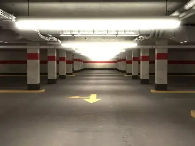 Parking Level 3D model