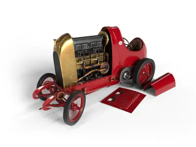 Engine Fiat S76 Beast of Turin  3D model