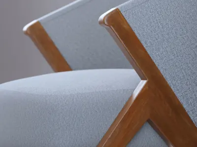 Modern Armchair  Free 3D model