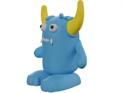 Clay Monster 3D model
