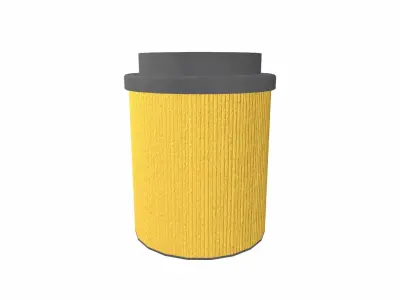 Air Filter Low-poly 3D model