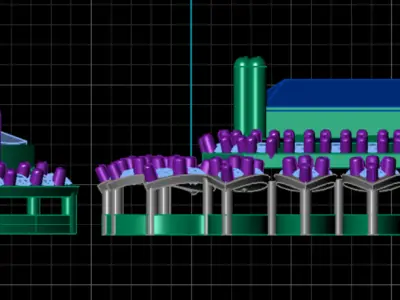 STYLISH GOLD EARINGS Low-poly 3D model