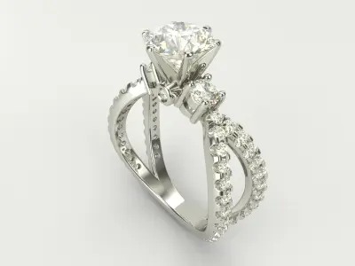 Ring 5838 - Engagement 3D print model