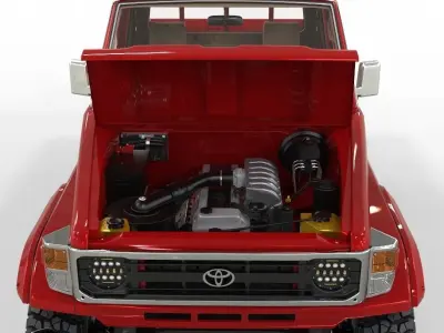 Toyota Land Cruiser 76 Series 4x4 3D model
