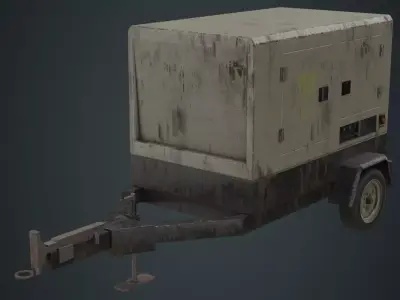 Generator 1B Low-poly 3D model