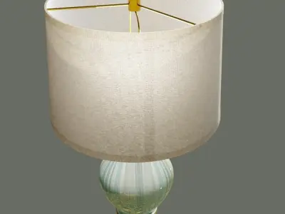 Cirrus Art Glass Lamp 3D model