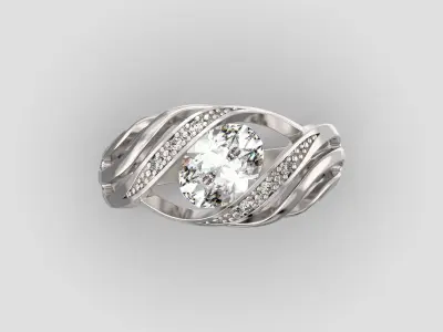 R 065 Ring 3D print model