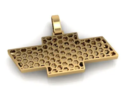 chevrolet logo pendant 3D print model