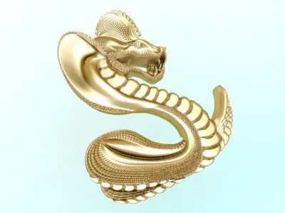 Cobra for jewelry - Snakes for rings 3D print model