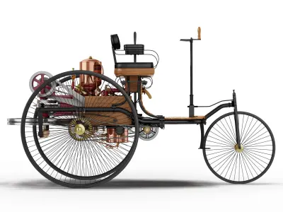 Benz Patent Motorwagen 3D model