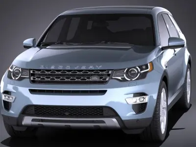 Land Rover Discovery Sport 2016 VRAY 3D model