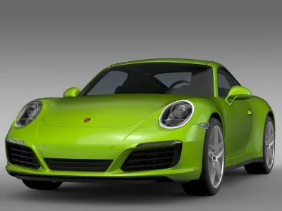 Porsche 911 Carrera S Coupe 991 2016  3D model