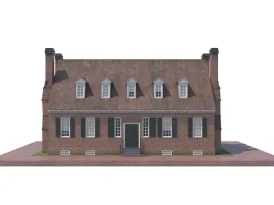 Historic George Washington House 3D model